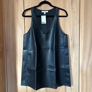 H&M black coated dress